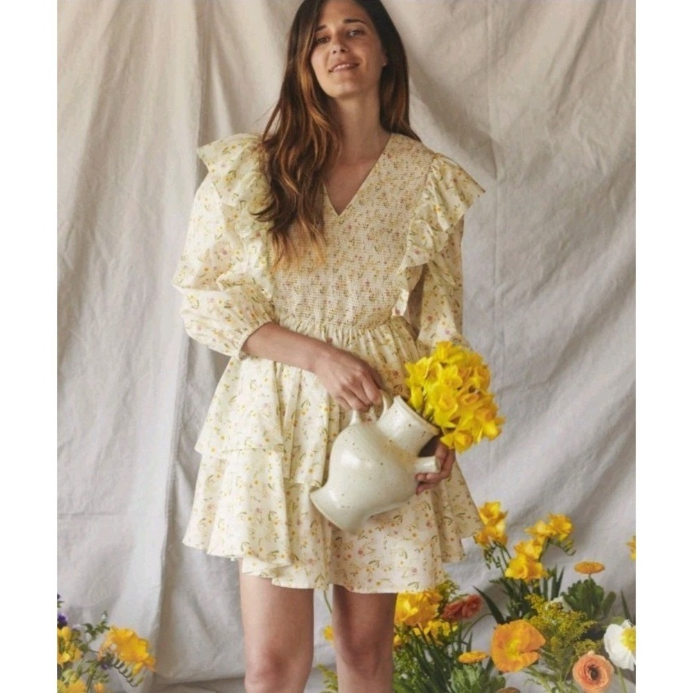 Christy Dawn The Verna Dress Women's Small Dandelion Floral Print